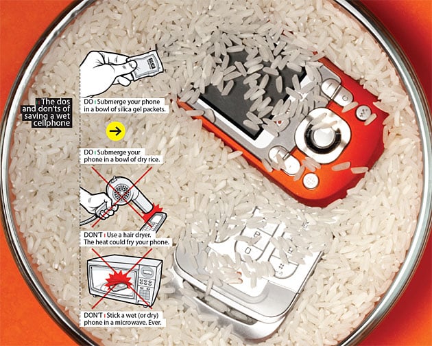nasses-Handy-Reparatur