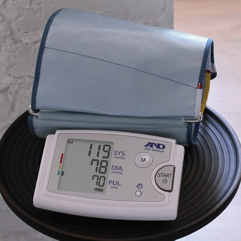 monitor de pressão arterial lifesource com manguito extra grande para uso doméstico