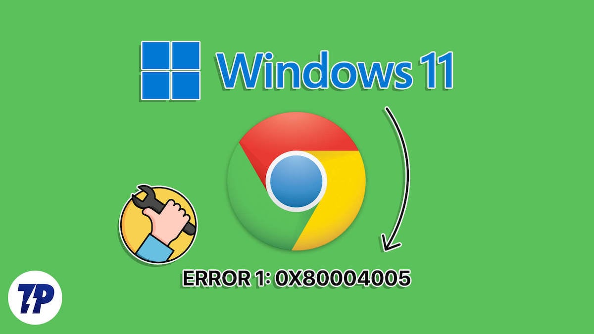 réparer l'erreur google chrome 1 0x80004005