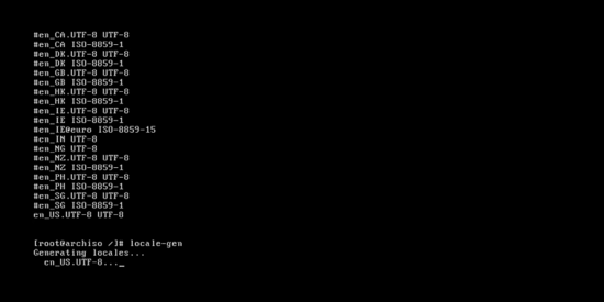 Genera le localizzazioni in Arch Linux