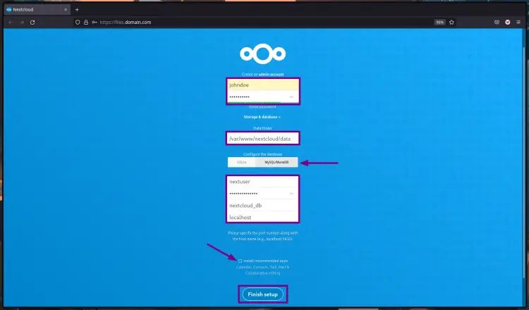 Instalando Nextcloud