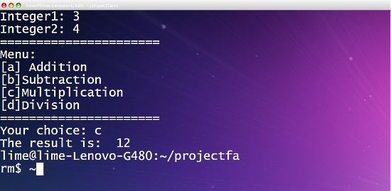 Instruction Switch dans linux