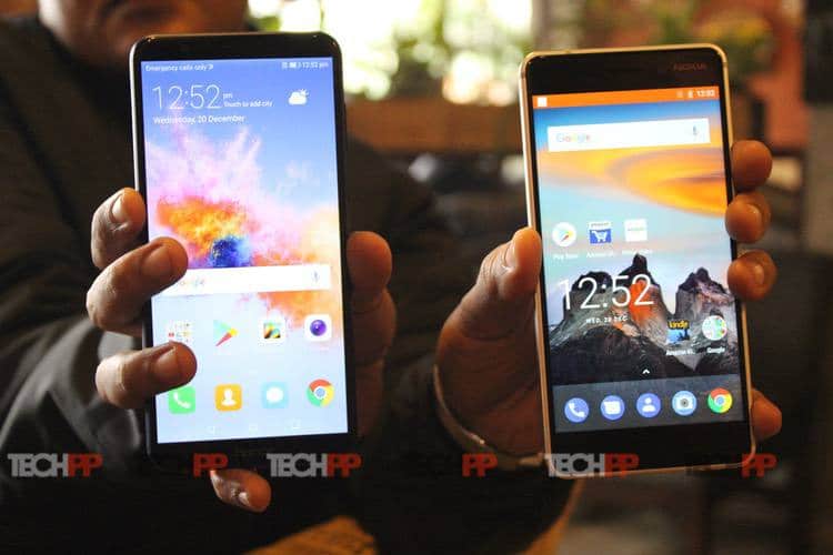 Technik-Duell: Honor 7X vs Nokia 6 - Honor 7X Nokia 6 6