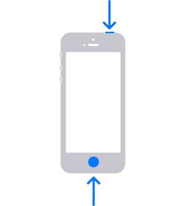 catturare screenshot a pagina intera su iphone più vecchi
