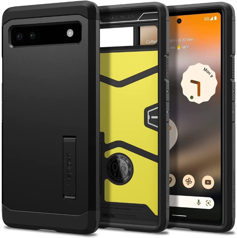лучшие чехлы google pixel 6a spigen tough armor 