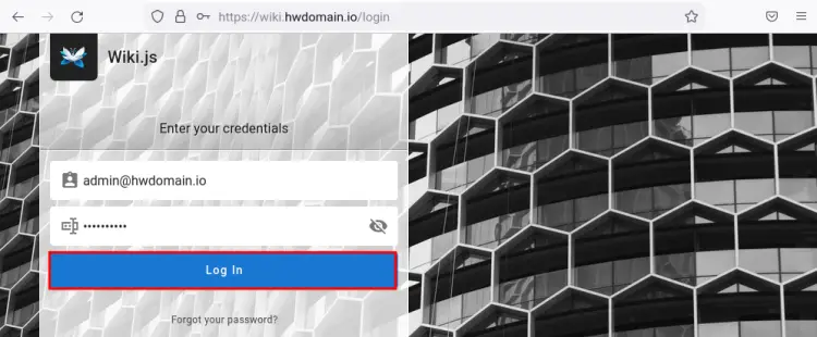 войти в wiki.js
