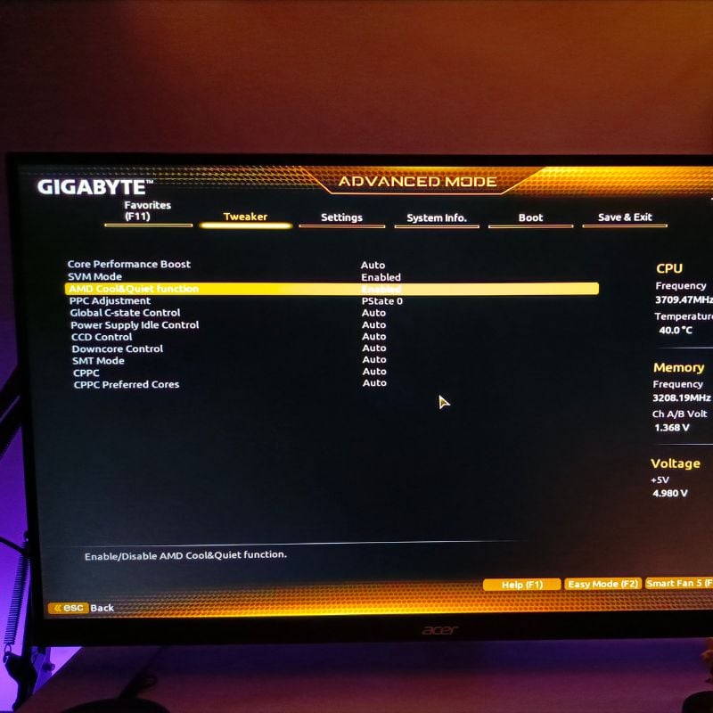ativar virtualização de hardware