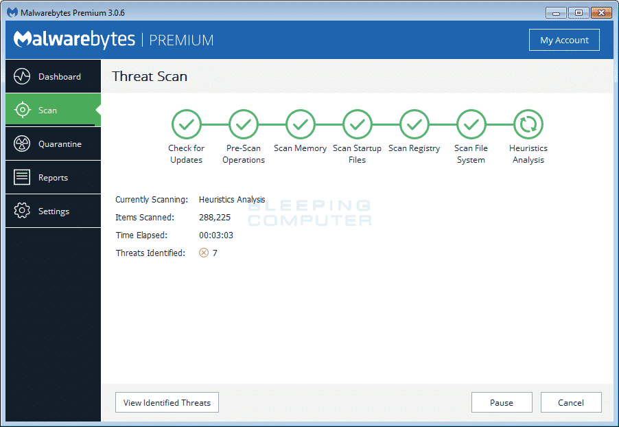 Malwarebytes 無料アンチウイルスソフトウェア