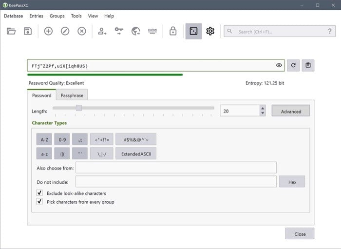 keepassxc passwortmanager