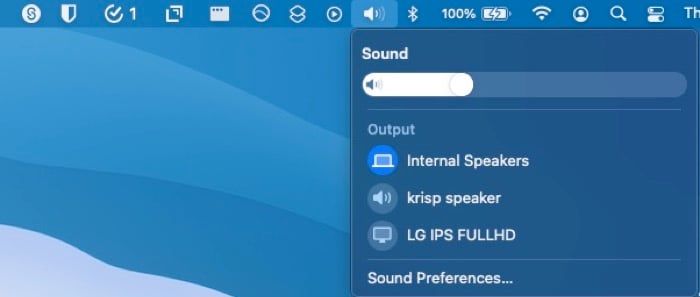 check volume