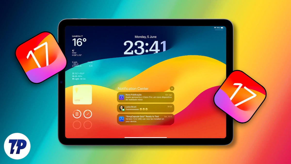 personnaliser l'écran de verrouillage de l'iPad