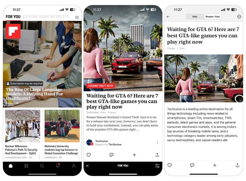 application flipboard