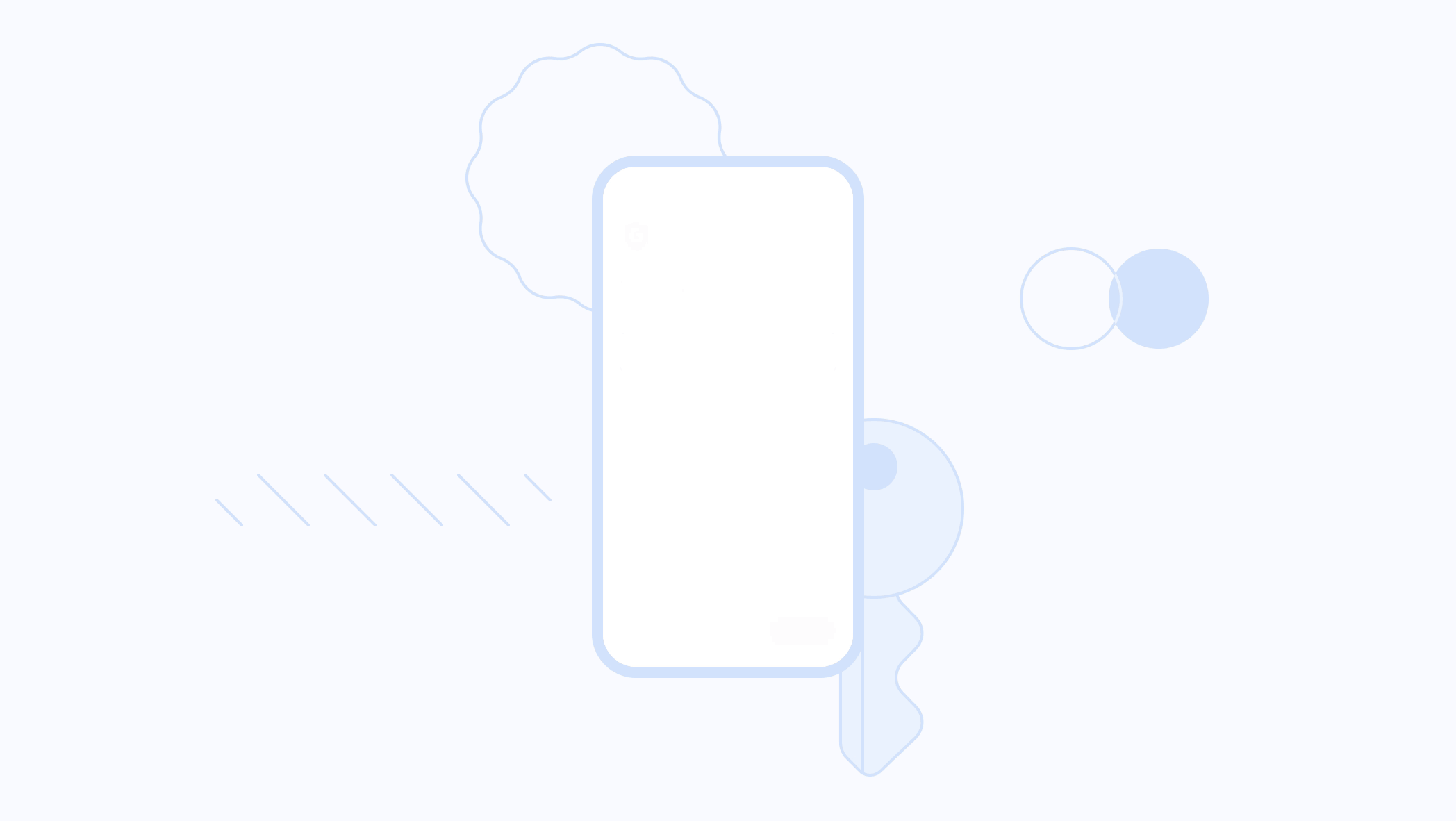 анимация google passkeys