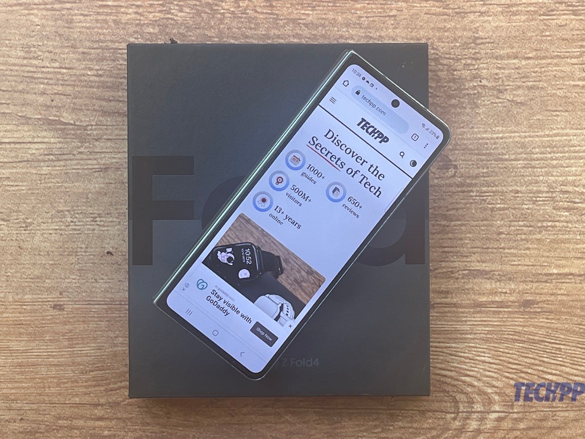 avaliação do samsung galaxy fold 4