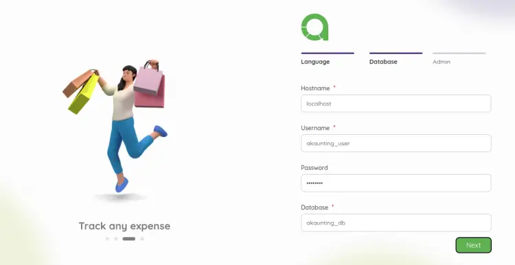 Настройки базы данных