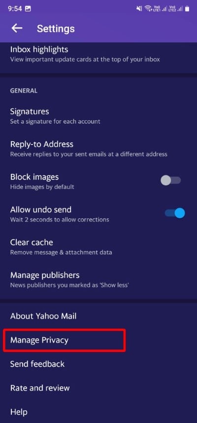 как удалить вашу учетную запись yahoo