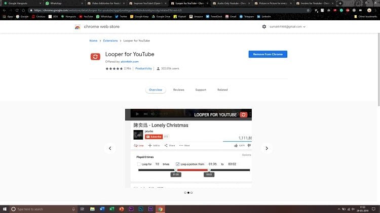 looper for youtube