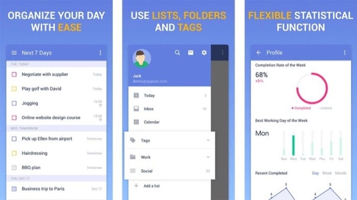 AndroidおよびiOS向けの最高のTo-Doおよびリマインダーアプリ - Wunderlistの代替TickTick