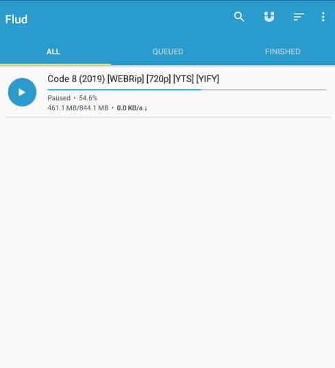 Application torrent pour Android