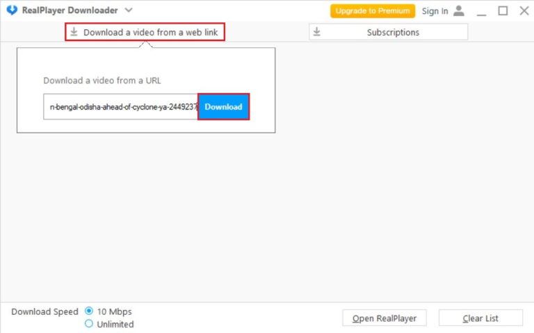 Scaricare Video JW Player Usando Real Player Downloader