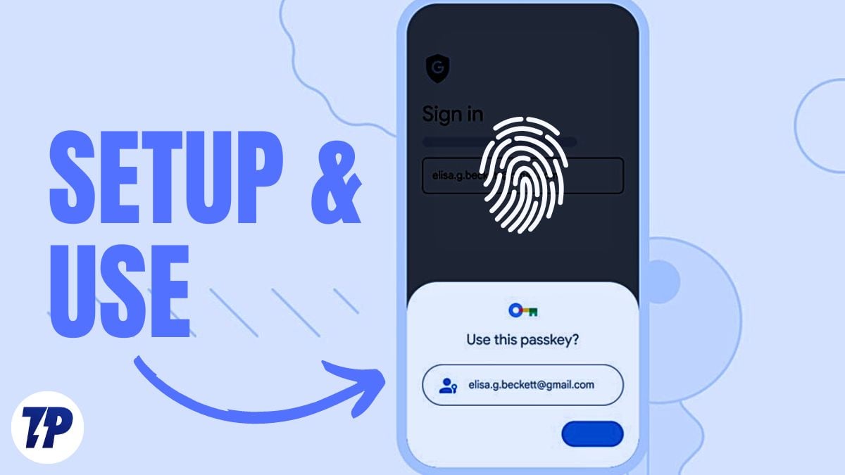 guide de configuration des passkeys google