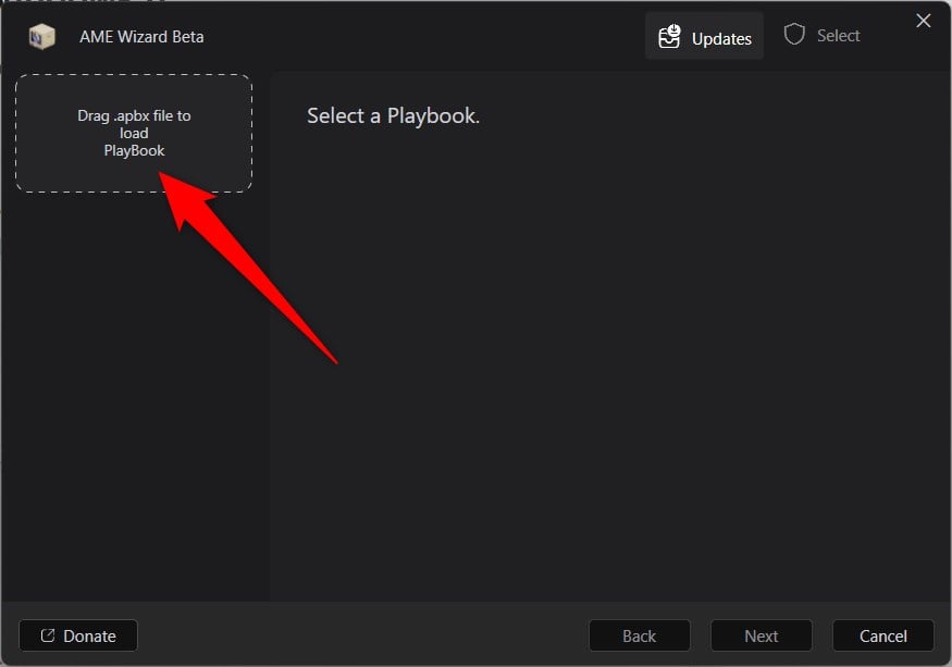 atlas os playbookを読み込む