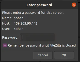 パスワードを入力