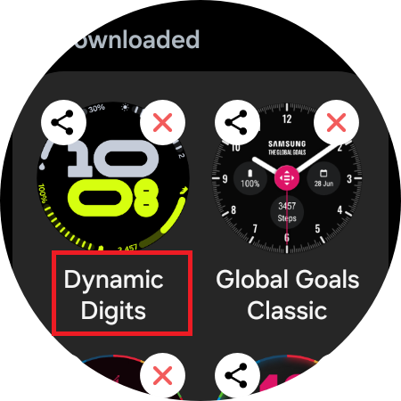 dynamic digits