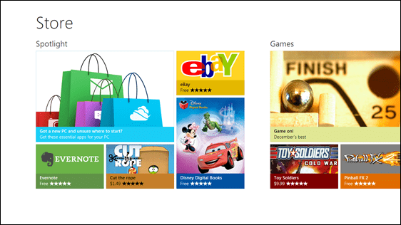 windows 8 - store