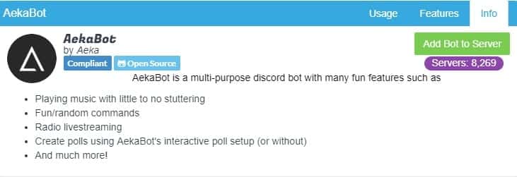 Aggiungi Bot Al Server