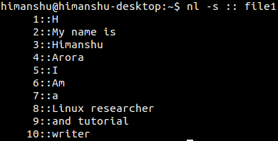 Come utilizzare un separatore di numerazione personalizzato