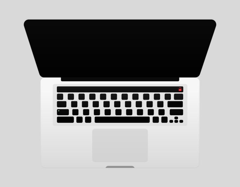 touch idを使用してmacbookをロック解除