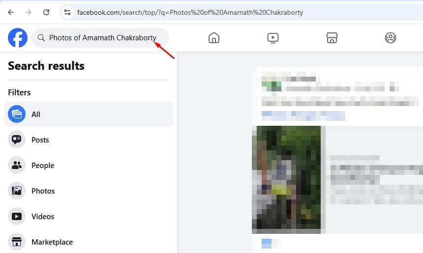 Fotos de <Nome do Perfil>