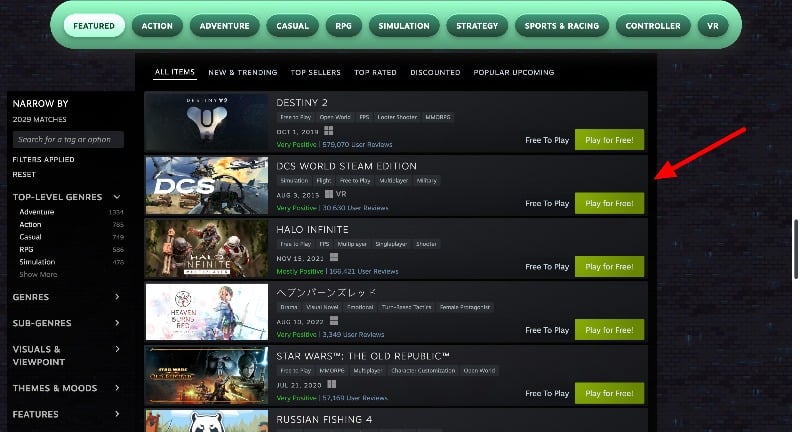 steam free games