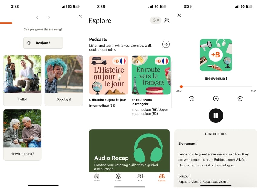 babbel Sprachlern-App