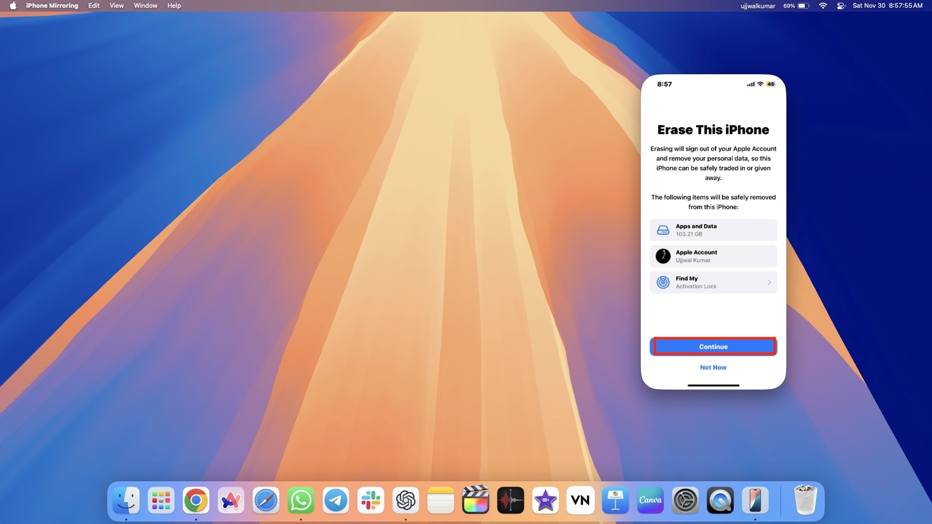 como corrigir a tela preta da morte no iphone - continuar
