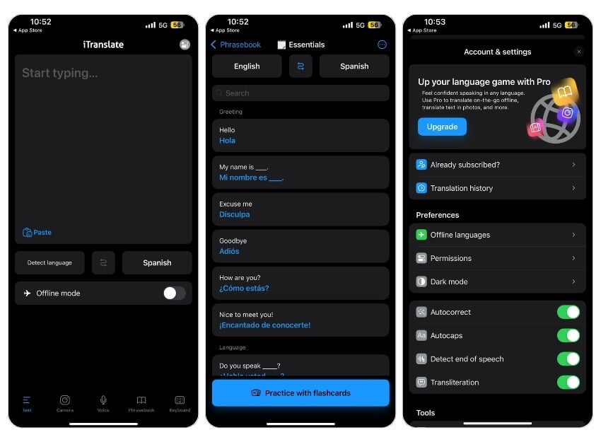 itranslate translator