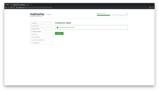 Creando tablas de base de datos