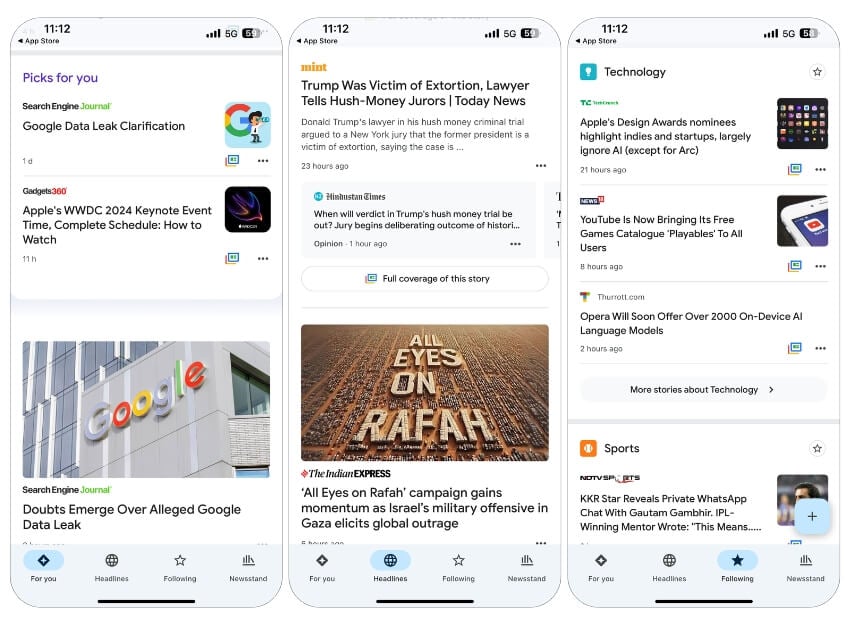 application google news
