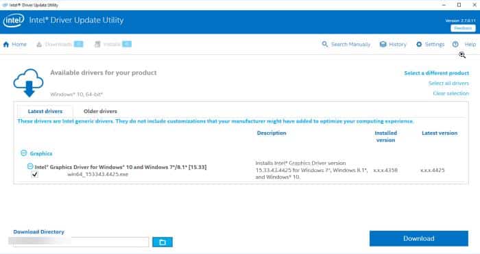 Melhor ferramenta de atualização de drivers para Windows 11: Intel Driver Support and Assistant