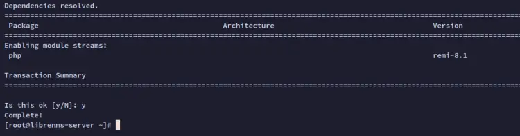 сброс модулей php