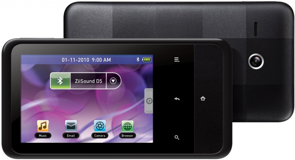ipod touch vs 5 android media players - creative zen 2