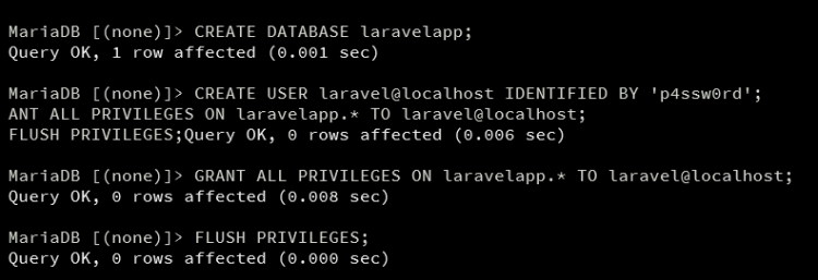 create database