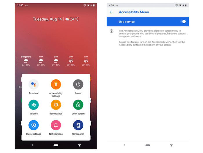 10 fonctionnalités cachées sur android pie 9 pour une expérience encore plus douce - menu d'accessibilité android pie