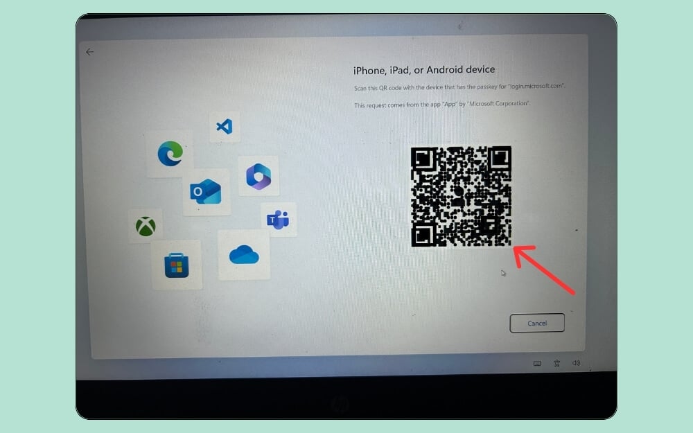 scansiona codice qr