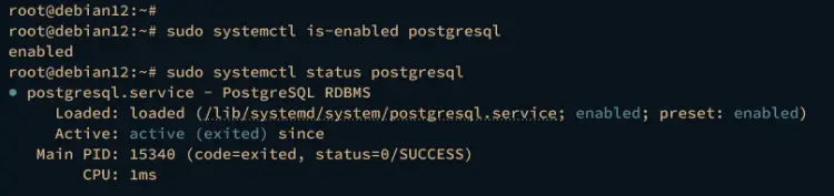 verificando servidor postgresql