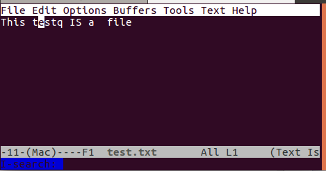 Buscar en archivos con emacs