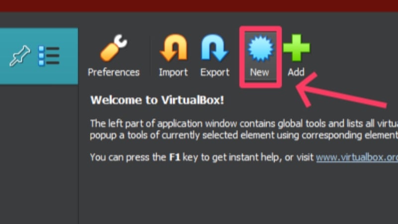 créer une nouvelle machine virtuelle