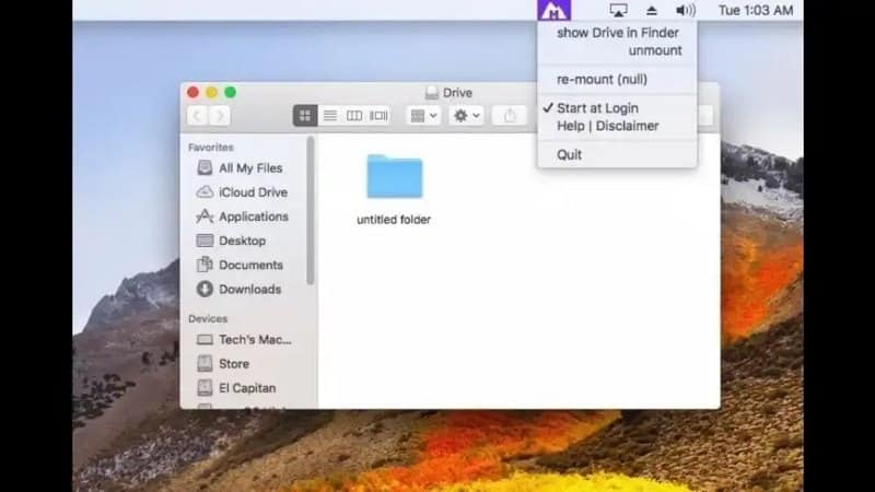 Mounty para NTFS no Mac