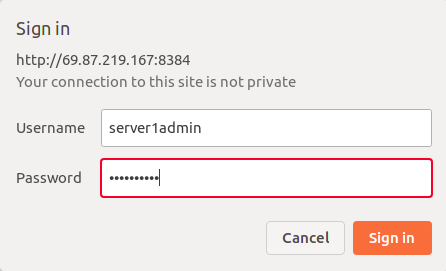 accesso admin